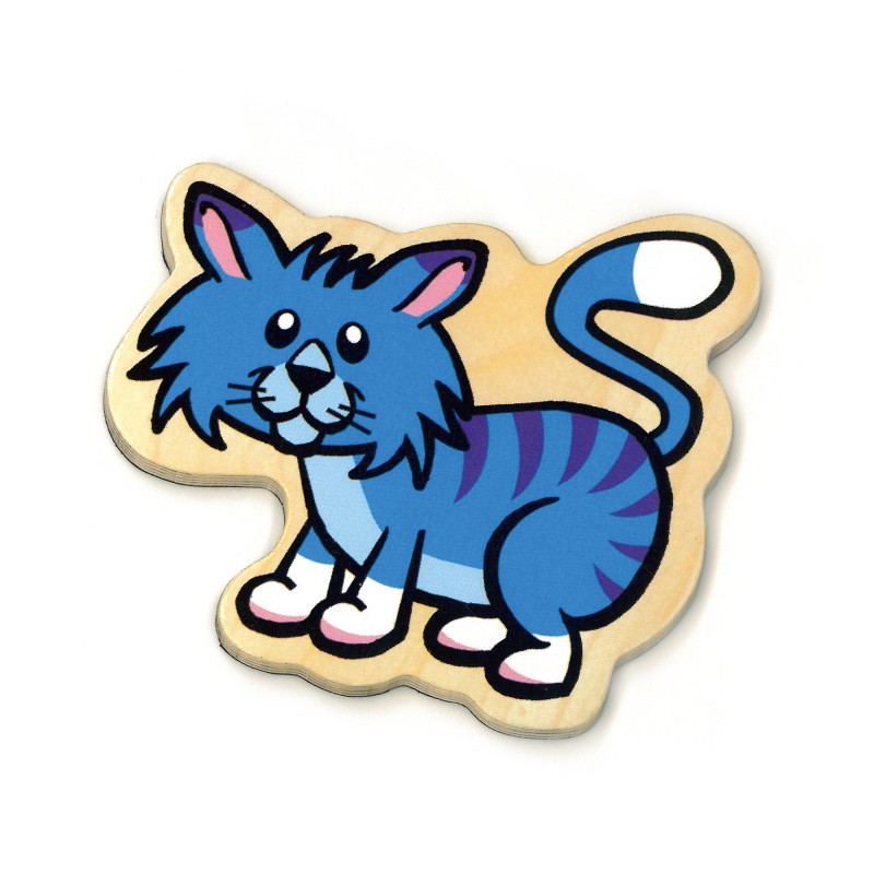 Set animale din lemn magnetice